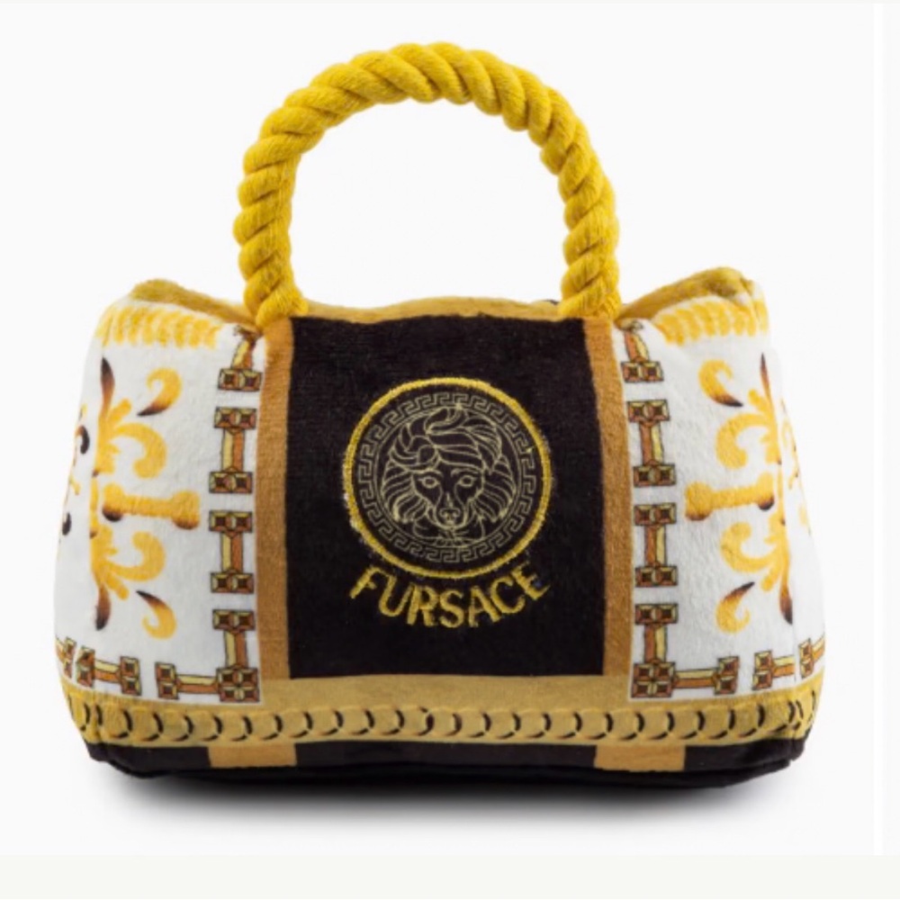 Black and Gold Dog Toy